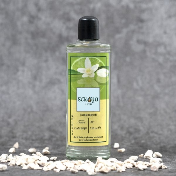 Sekoya Kolonya Meksika Limon 250 ml. Cam Şişe Nemlendiricili