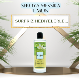Sekoya Kolonya Meksika Limon 250 ml. Cam Şişe Nemlendiricili