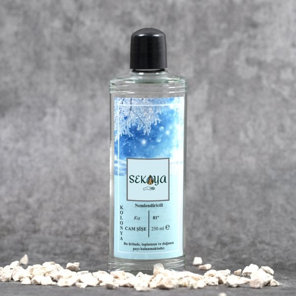 Sekoya Kolonya Kış 250 ml. Cam Şişe Nemlendiricili