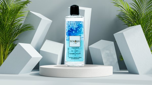 Sekoya Kolonya Kış 250 ml. Cam Şişe Nemlendiricili