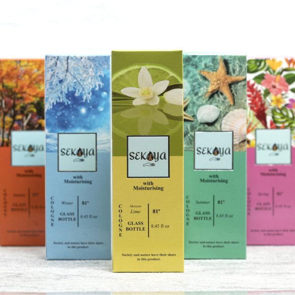 Sekoya  Kolonya 5 i 1 Rüya 5 X 250 ml. Cam Şişe Nemlendiricili